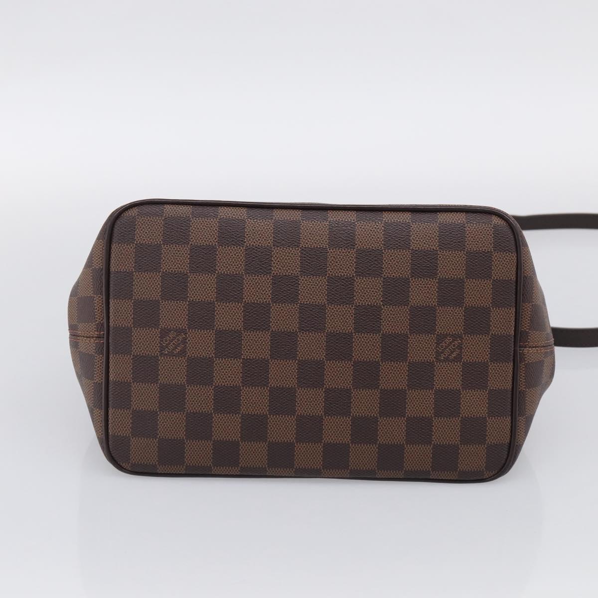 LOUIS VUITTON Damier Ebene Bergamo PM Hand Bag 2way N41167 LV Auth ka6956A