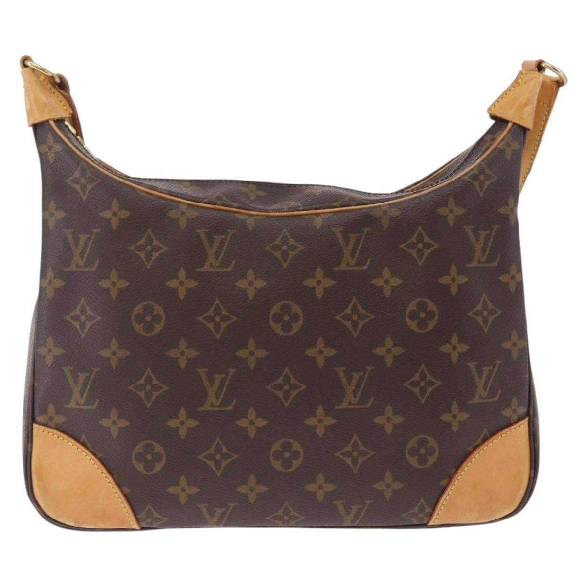 LOUIS VUITTON Monogram Boulogne 30 Shoulder Bag M51265 LV Auth ka6957