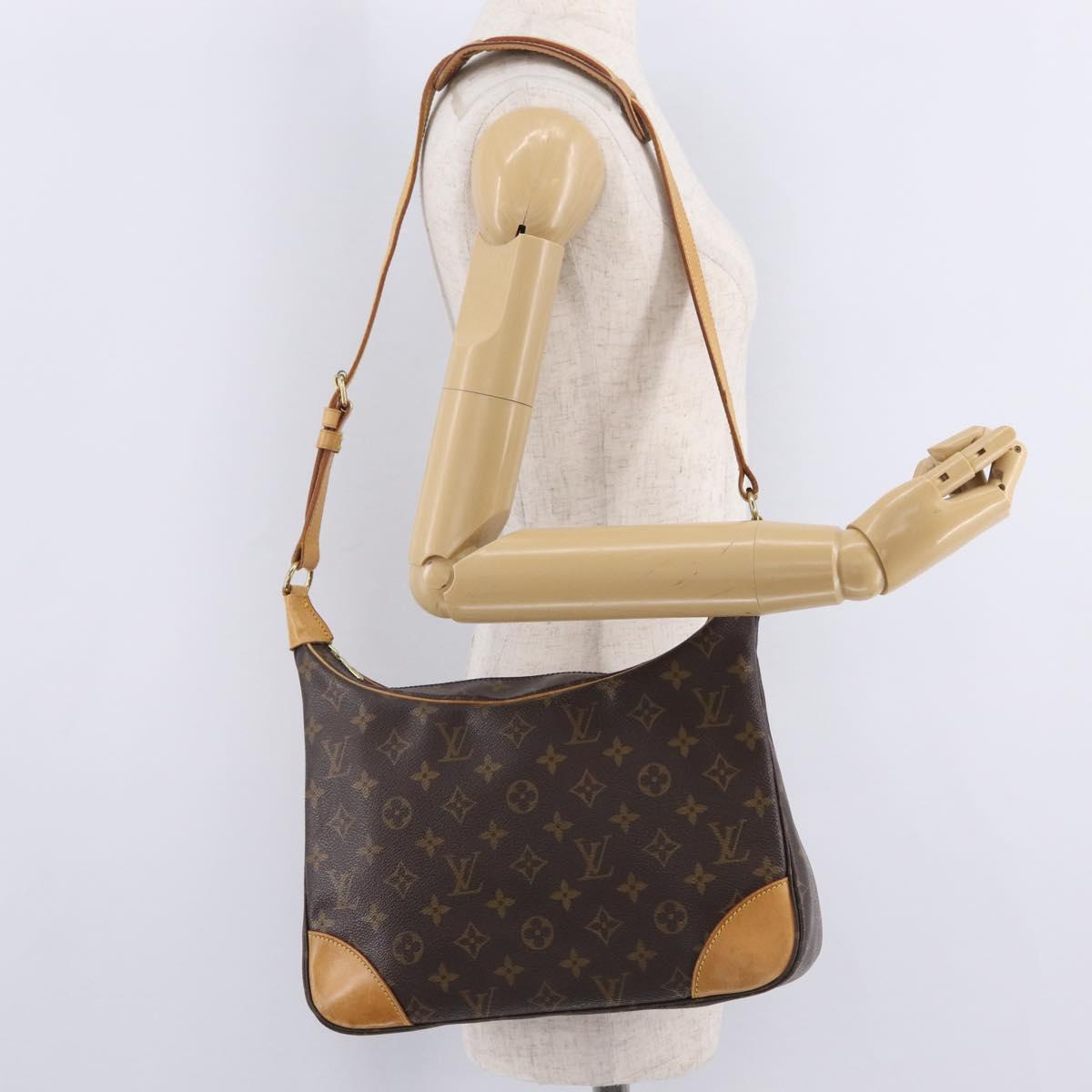 LOUIS VUITTON Monogram Boulogne 30 Shoulder Bag M51265 LV Auth ka6957