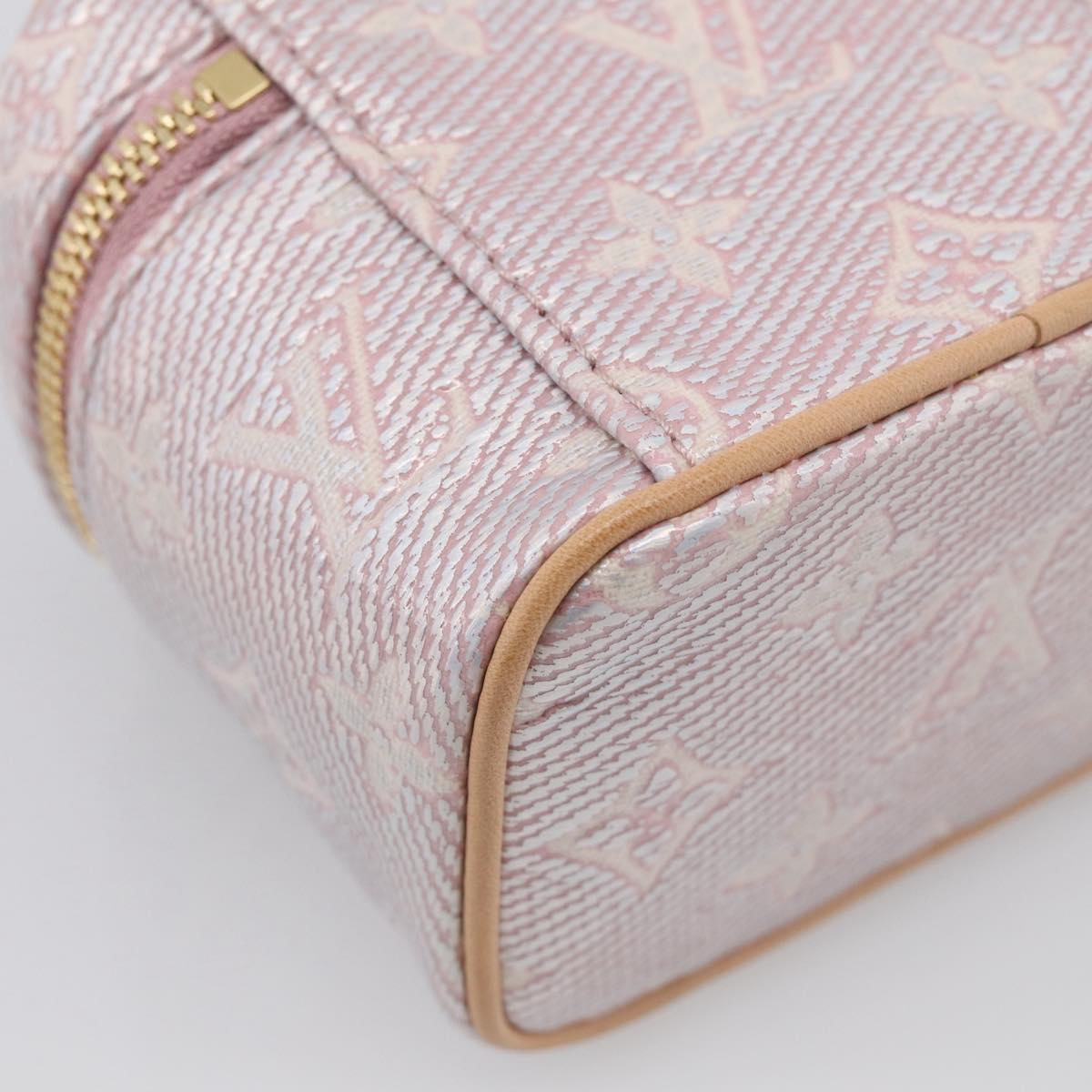 LOUIS VUITTON Monogram micro vanity Shoulder Bag Pink M82527 LV Auth ka6964SM