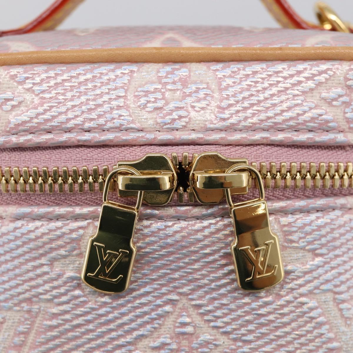 LOUIS VUITTON Monogram micro vanity Shoulder Bag Pink M82527 LV Auth ka6964SM