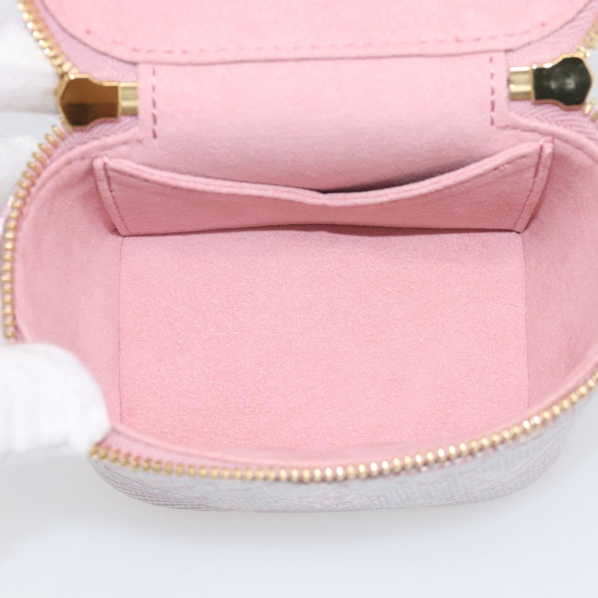 LOUIS VUITTON Monogram micro vanity Shoulder Bag Pink M82527 LV Auth ka6964SM