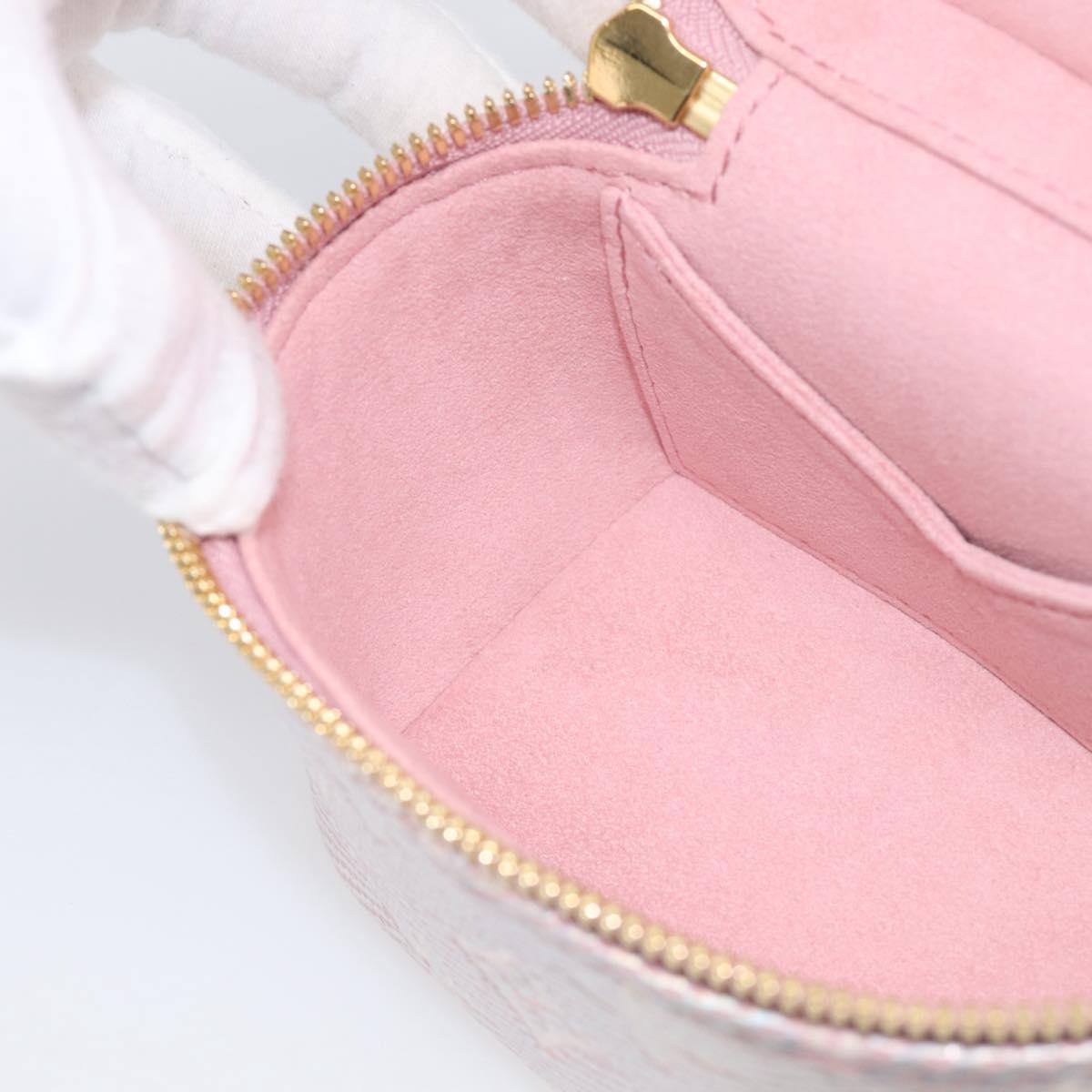 LOUIS VUITTON Monogram micro vanity Shoulder Bag Pink M82527 LV Auth ka6964SM