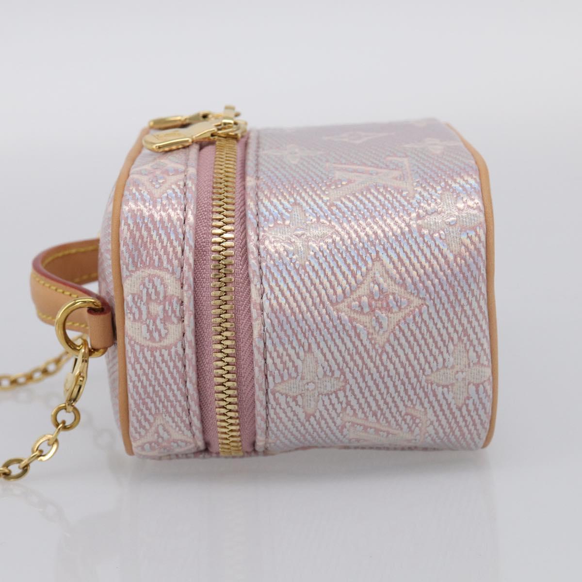 LOUIS VUITTON Monogram micro vanity Shoulder Bag Pink M82527 LV Auth ka6964SM