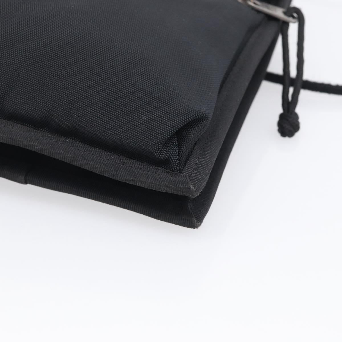 Balenciaga Shoulder Bag Canvas Black 532298 Auth ka6966