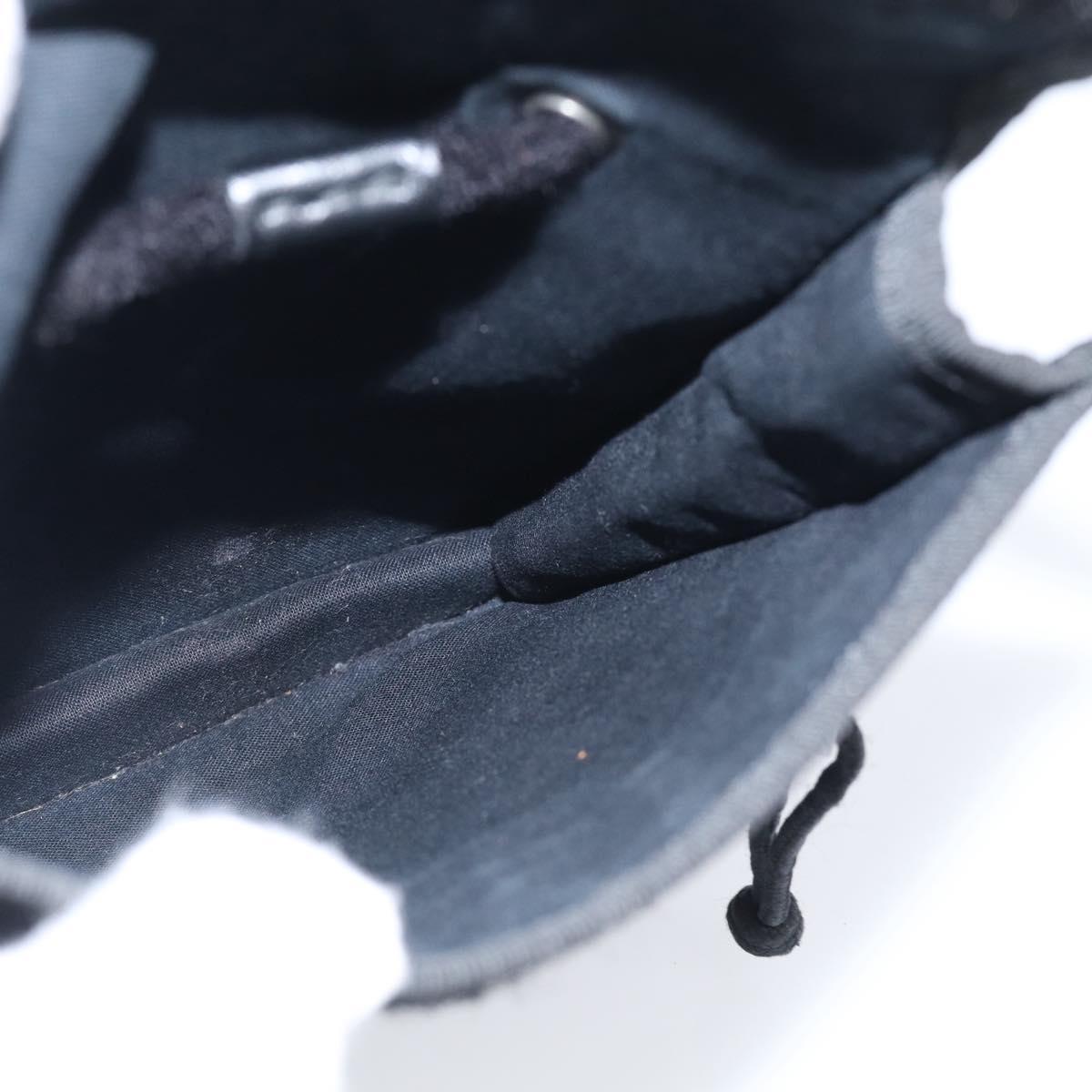 Balenciaga Shoulder Bag Canvas Black 532298 Auth ka6966