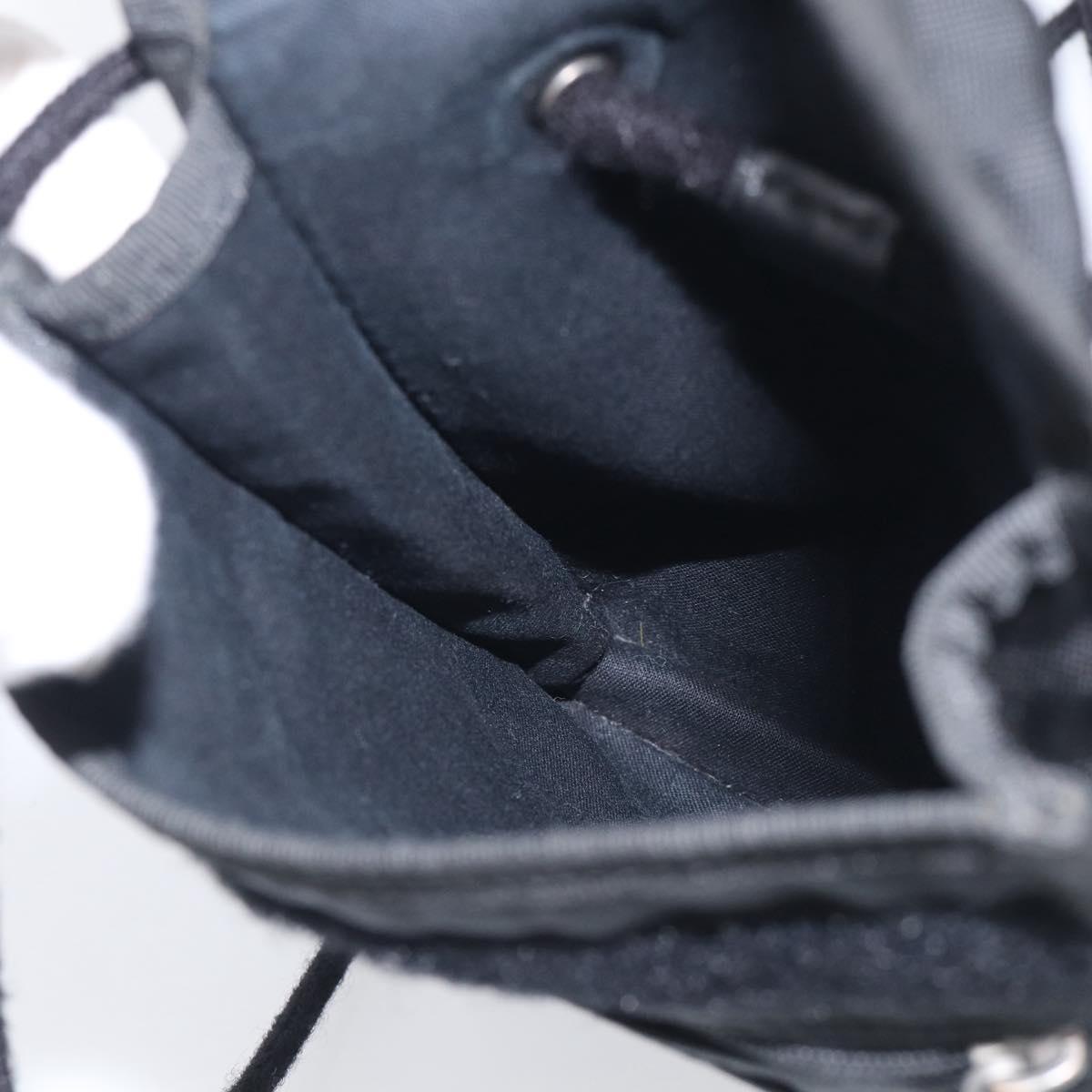 Balenciaga Shoulder Bag Canvas Black 532298 Auth ka6966