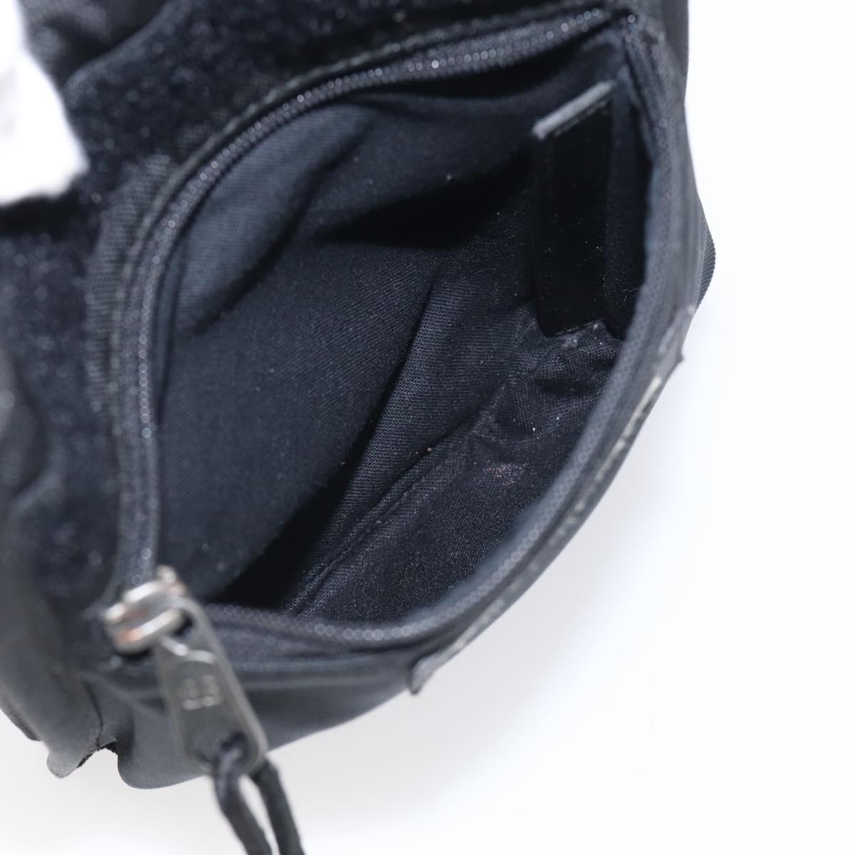 Balenciaga Shoulder Bag Canvas Black 532298 Auth ka6966