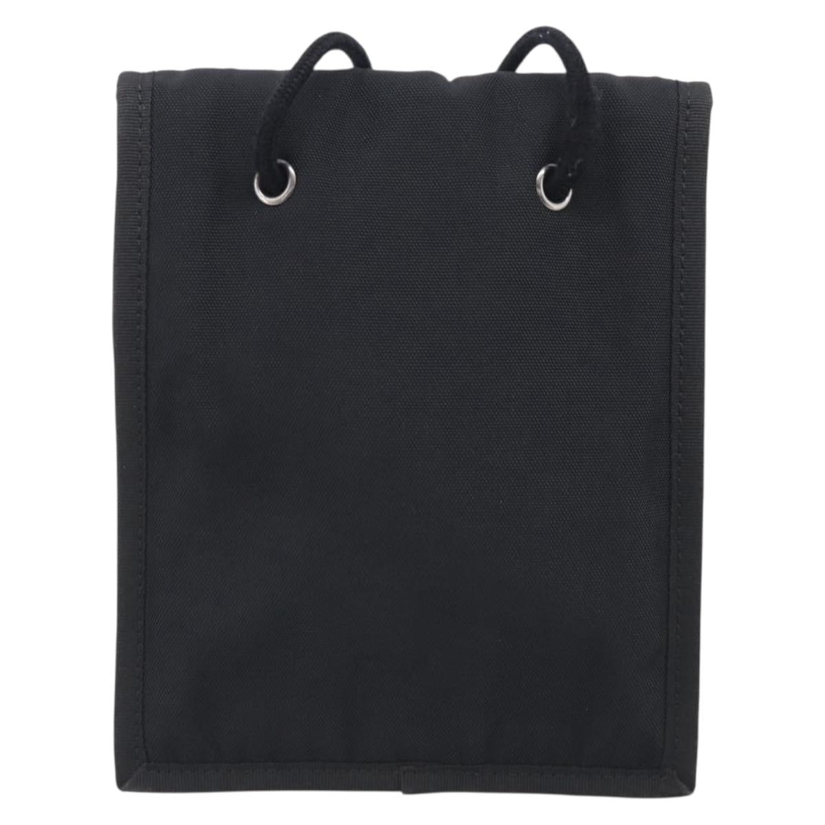 Balenciaga Shoulder Bag Canvas Black 532298 Auth ka6966
