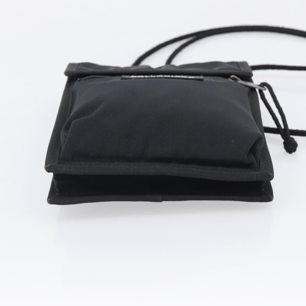 Balenciaga Shoulder Bag Canvas Black 532298 Auth ka6966