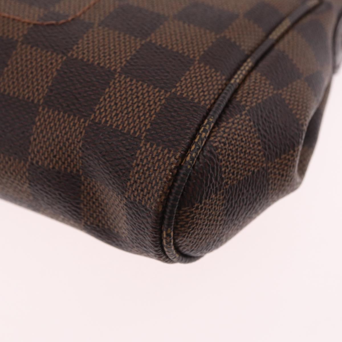 LOUIS VUITTON Damier Ebene Favorit MM Shoulder Bag 2way M41129 LV Auth ka6968V