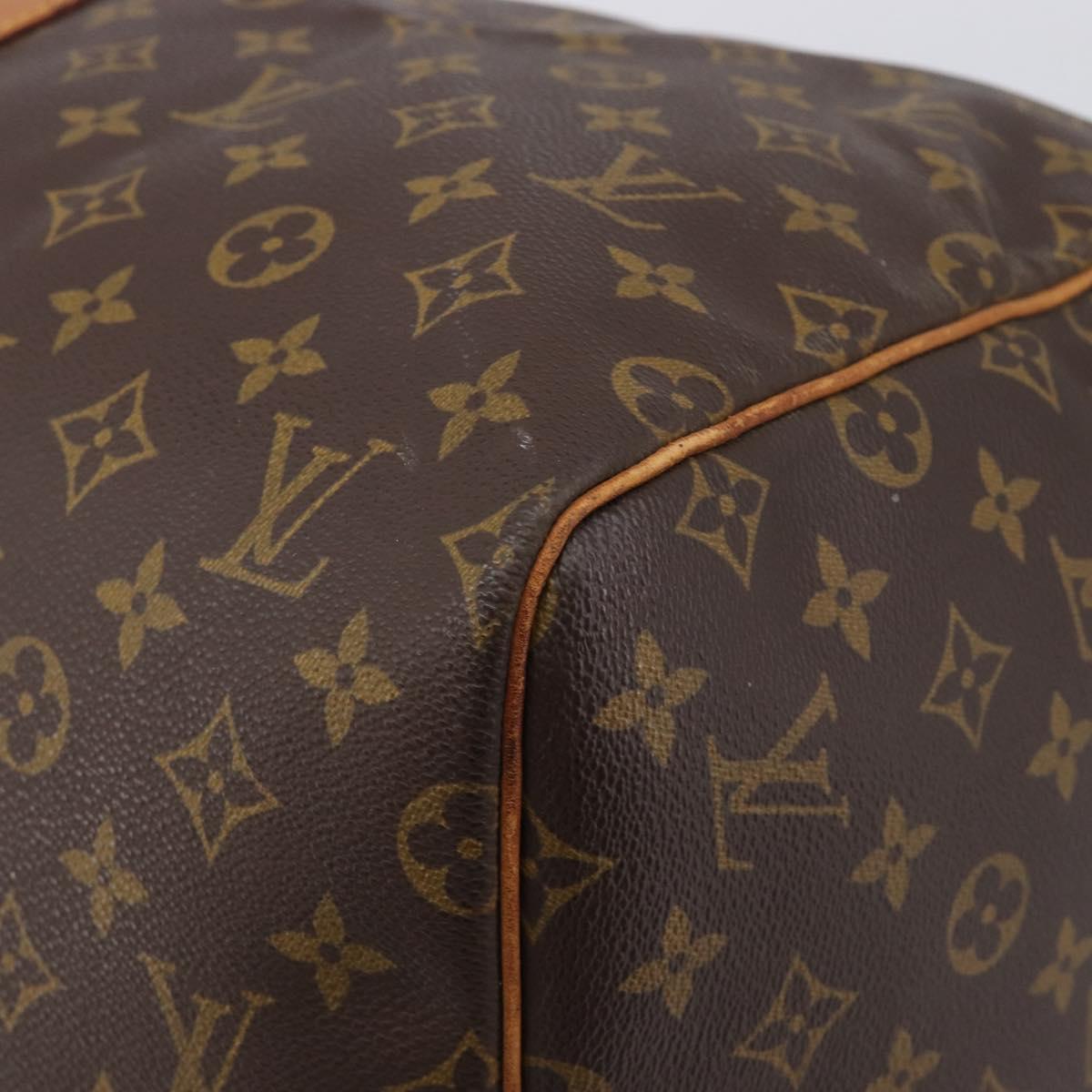 LOUIS VUITTON Monogram Keepall 55 Boston Bag M41424 LV Auth ka6971
