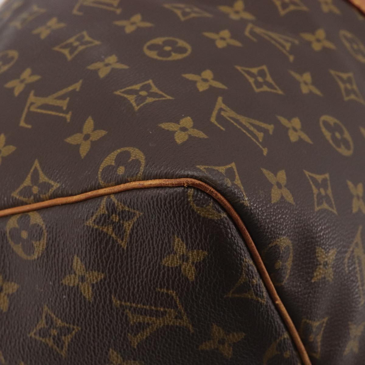LOUIS VUITTON Monogram Keepall 55 Boston Bag M41424 LV Auth ka6971