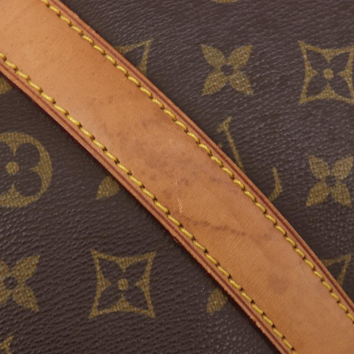 LOUIS VUITTON Monogram Keepall 55 Boston Bag M41424 LV Auth ka6971