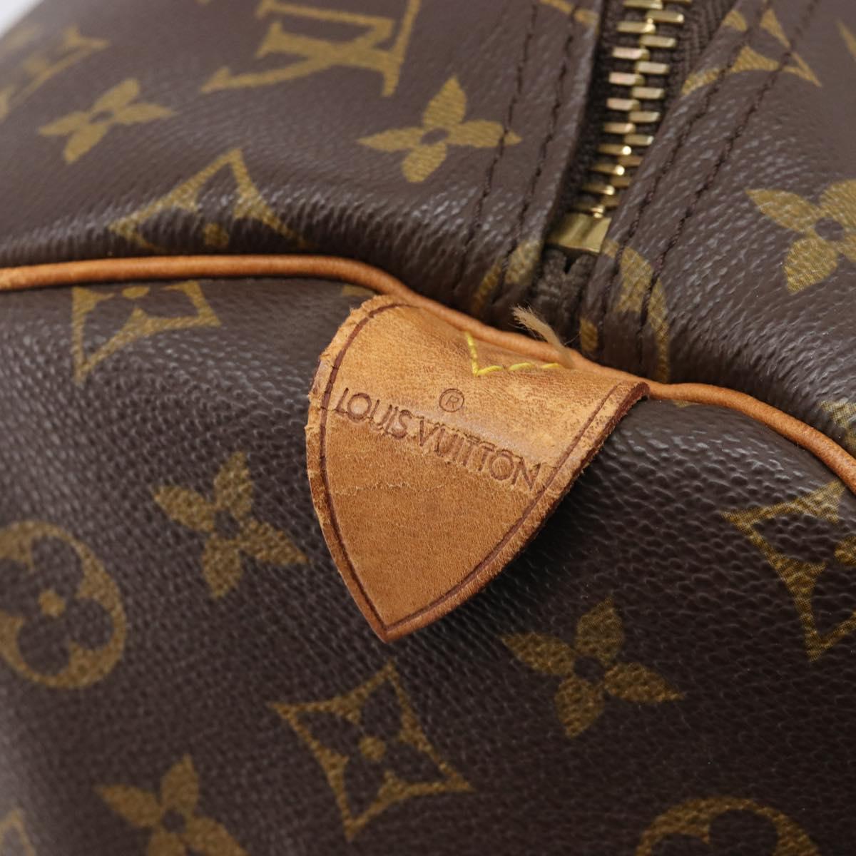 LOUIS VUITTON Monogram Keepall 55 Boston Bag M41424 LV Auth ka6971