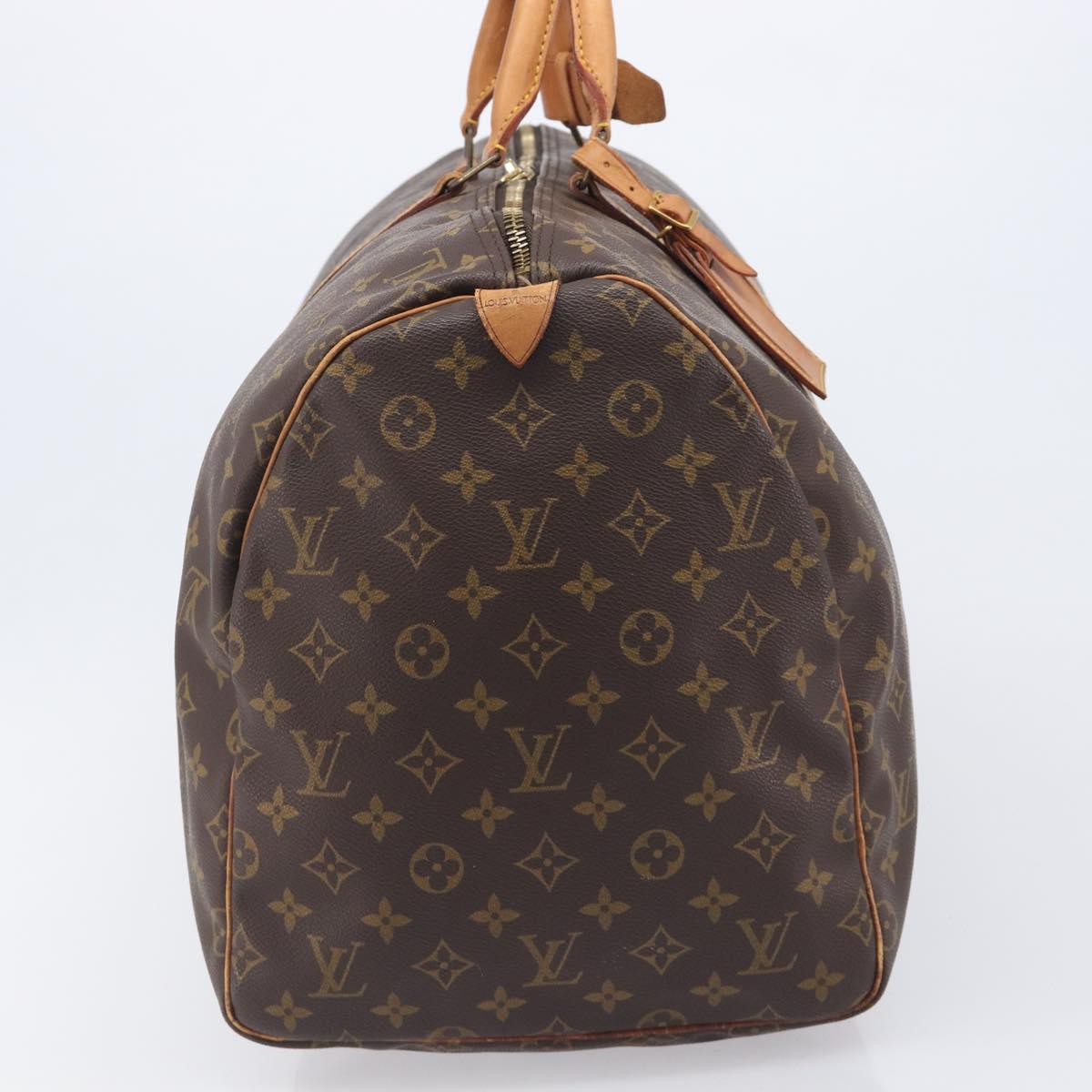 LOUIS VUITTON Monogram Keepall 55 Boston Bag M41424 LV Auth ka6971