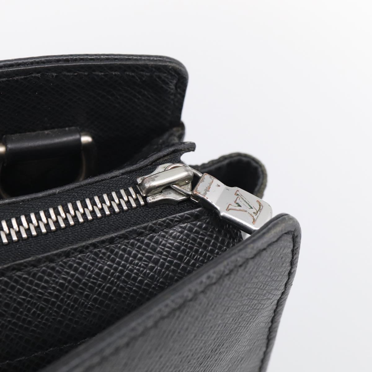 LOUIS VUITTON Taiga Porte Documents Rozan Bag Epicea M30054 LV Auth ka6973