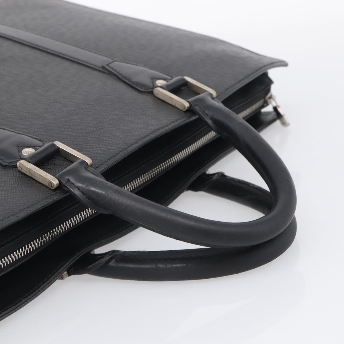 LOUIS VUITTON Taiga Porte Documents Rozan Bag Epicea M30054 LV Auth ka6973