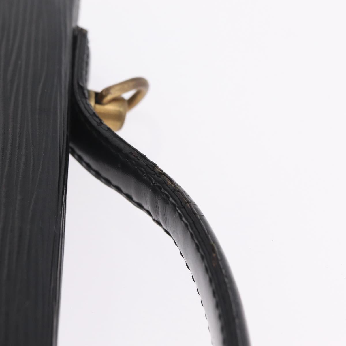 LOUIS VUITTON Epi Monceau28 Hand Bag Black M52122 LV Auth ka6985