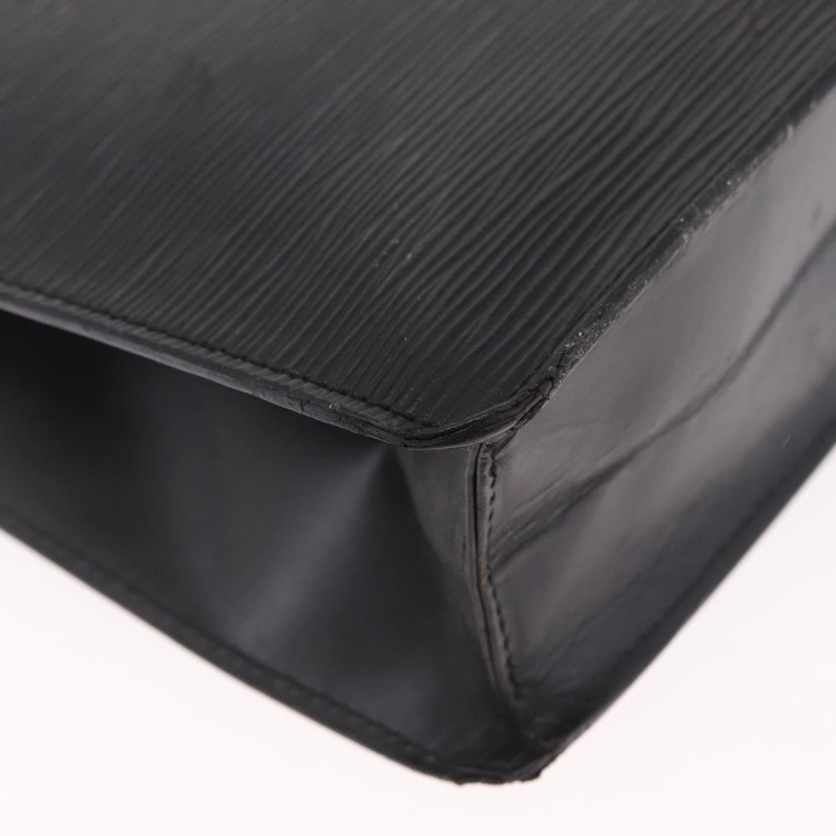 LOUIS VUITTON Epi Monceau28 Hand Bag Black M52122 LV Auth ka6985