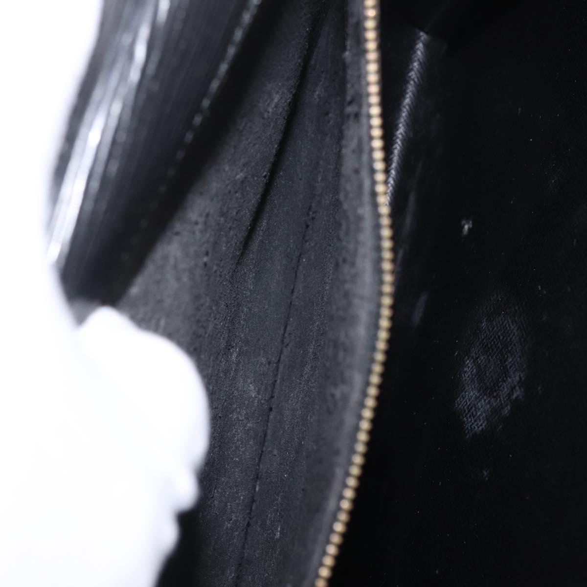 LOUIS VUITTON Epi Monceau28 Hand Bag Black M52122 LV Auth ka6985
