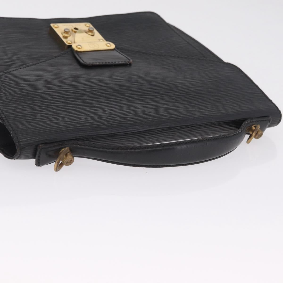 LOUIS VUITTON Epi Monceau28 Hand Bag Black M52122 LV Auth ka6985