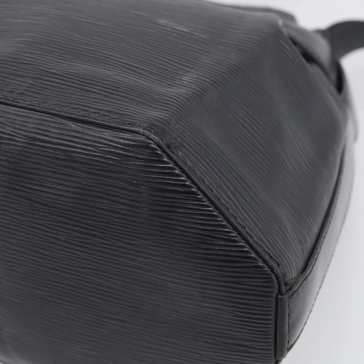 LOUIS VUITTON Epi Sac Depaule PM Shoulder Bag Black M80157 LV Auth ka6986