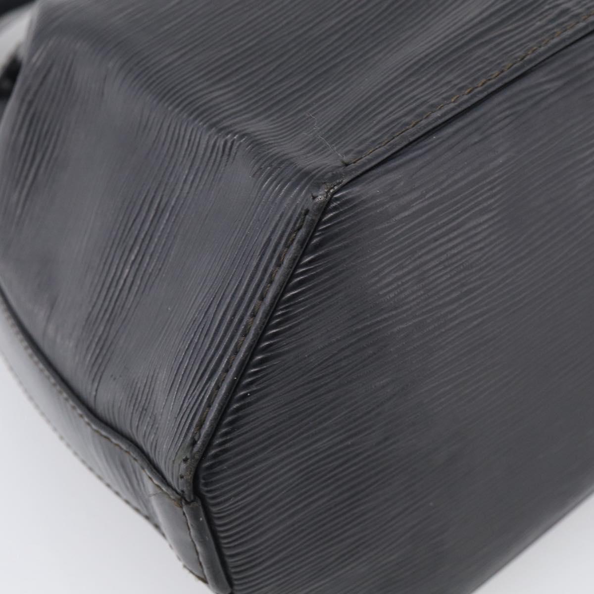 LOUIS VUITTON Epi Sac Depaule PM Shoulder Bag Black M80157 LV Auth ka6986
