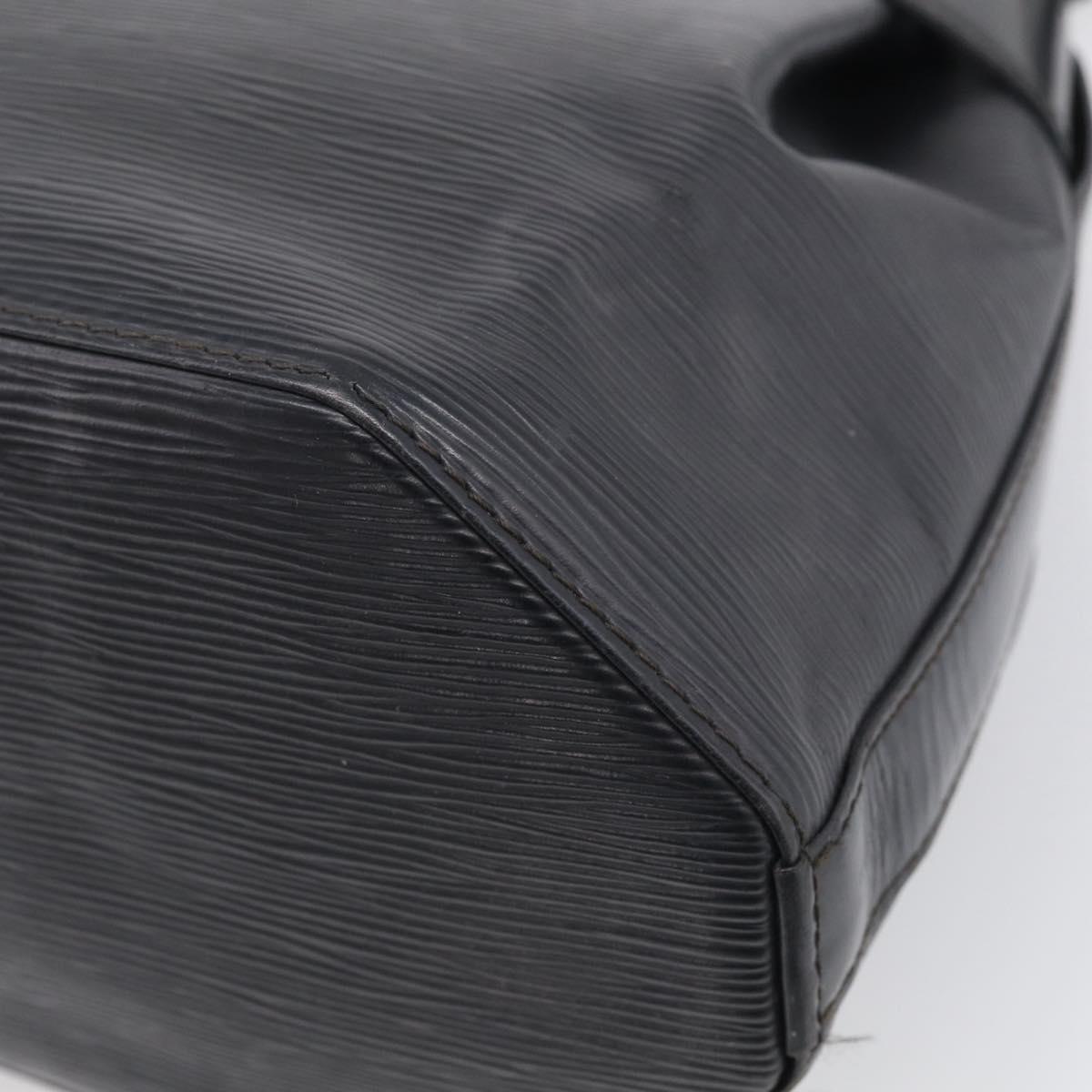 LOUIS VUITTON Epi Sac Depaule PM Shoulder Bag Black M80157 LV Auth ka6986