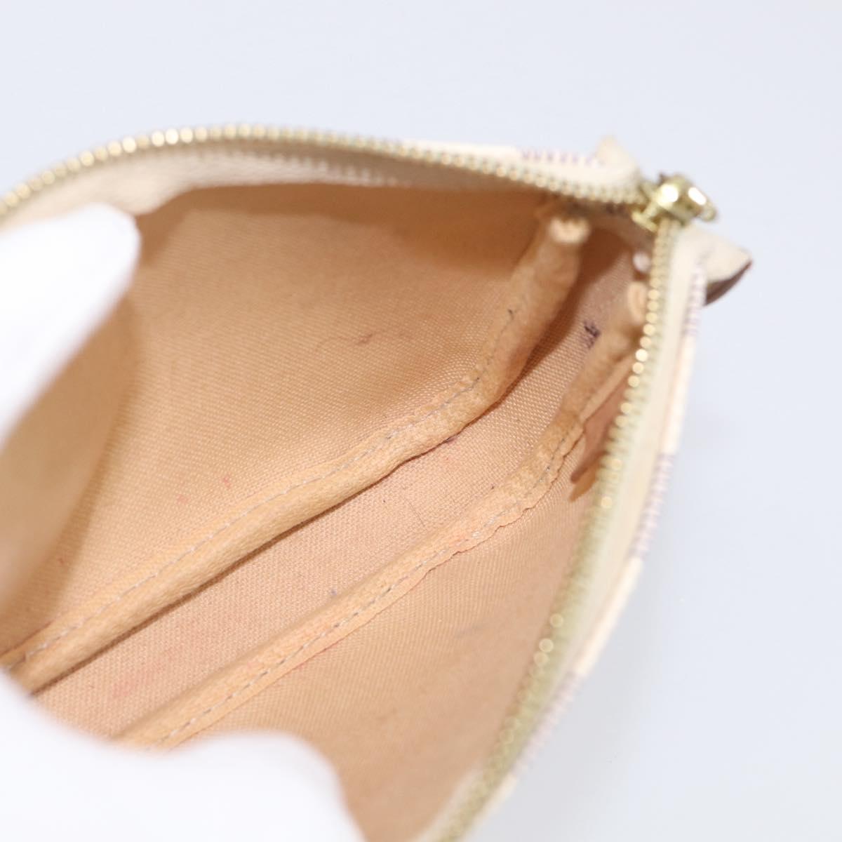 LOUIS VUITTON Damier Azur Mini Pochette Accessoires Pouch N63005 LV Auth ka6992