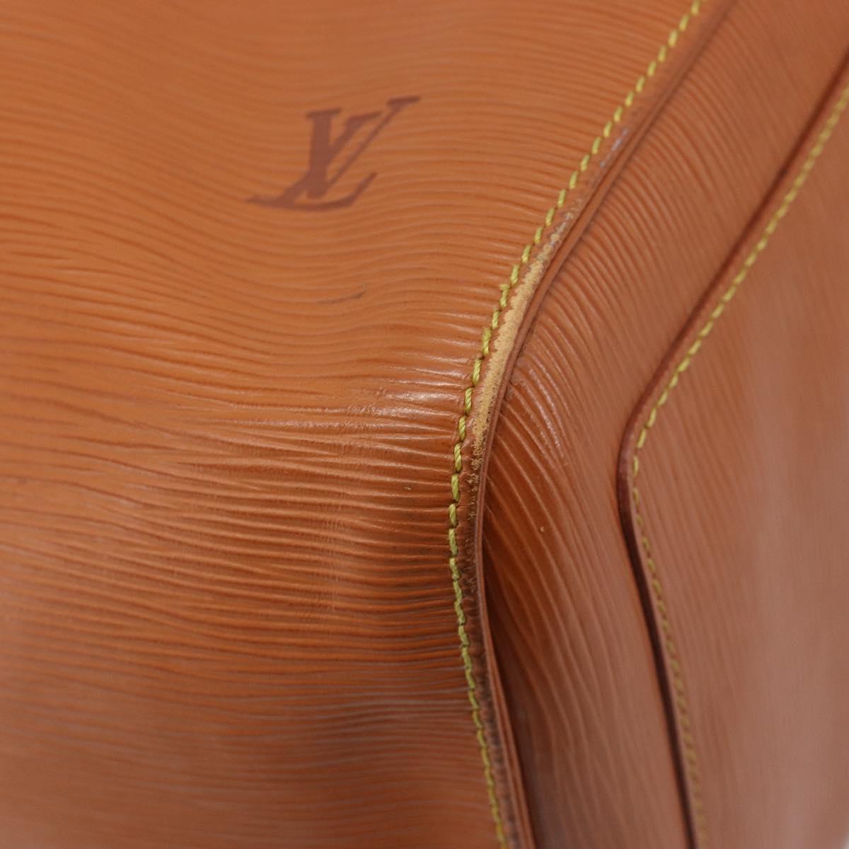 LOUIS VUITTON Epi Keepall 50 Boston Bag Zipangu Gold M42968 LV Auth ka6996