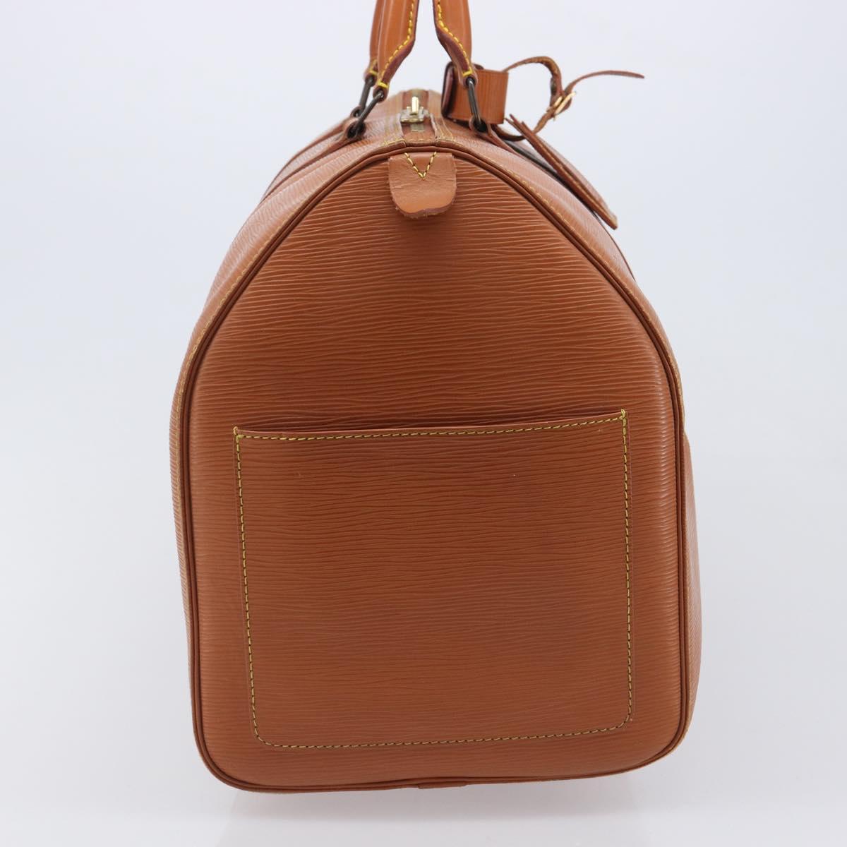 LOUIS VUITTON Epi Keepall 50 Boston Bag Zipangu Gold M42968 LV Auth ka6996