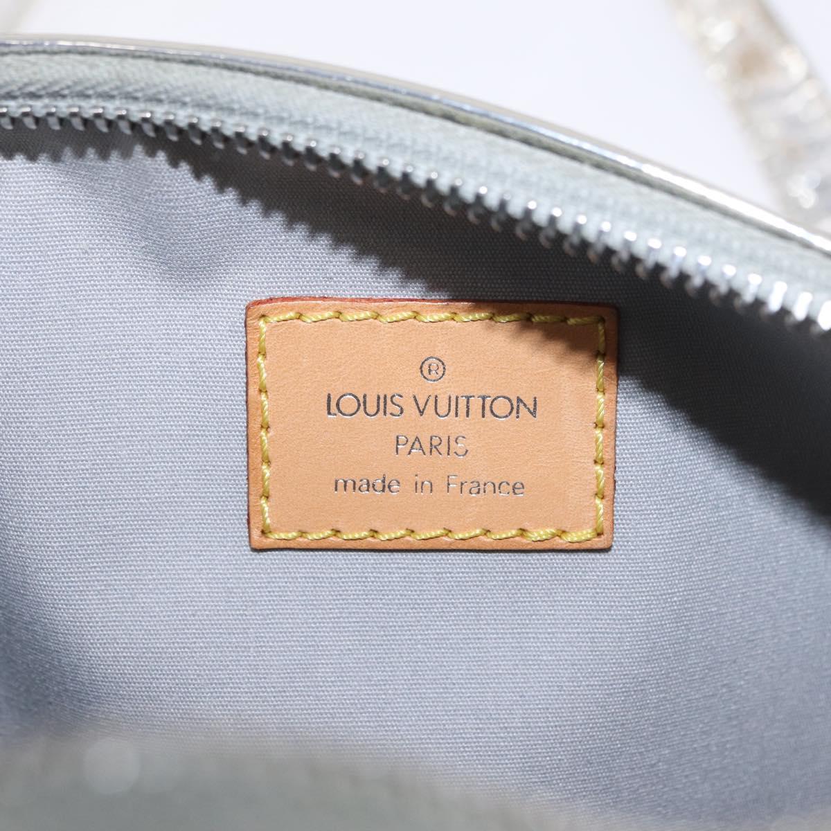 LOUIS VUITTON Monogram Miroir Papillon Hand Bag Silver M95269 LV Auth ka6998SAV