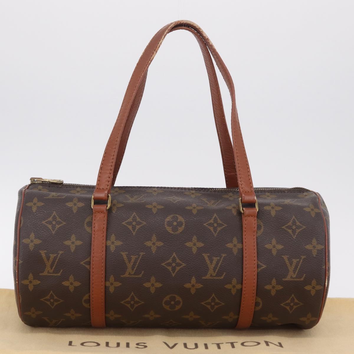 LOUIS VUITTON Monogram Papillon 30 Hand Bag M51365 LV Auth ka6999