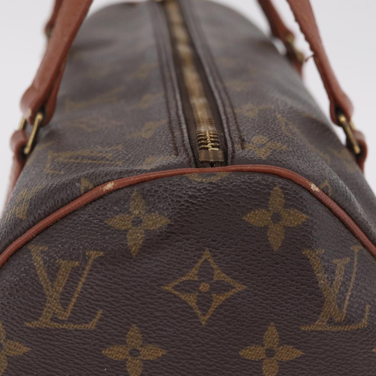 LOUIS VUITTON Monogram Papillon 30 Hand Bag M51365 LV Auth ka6999