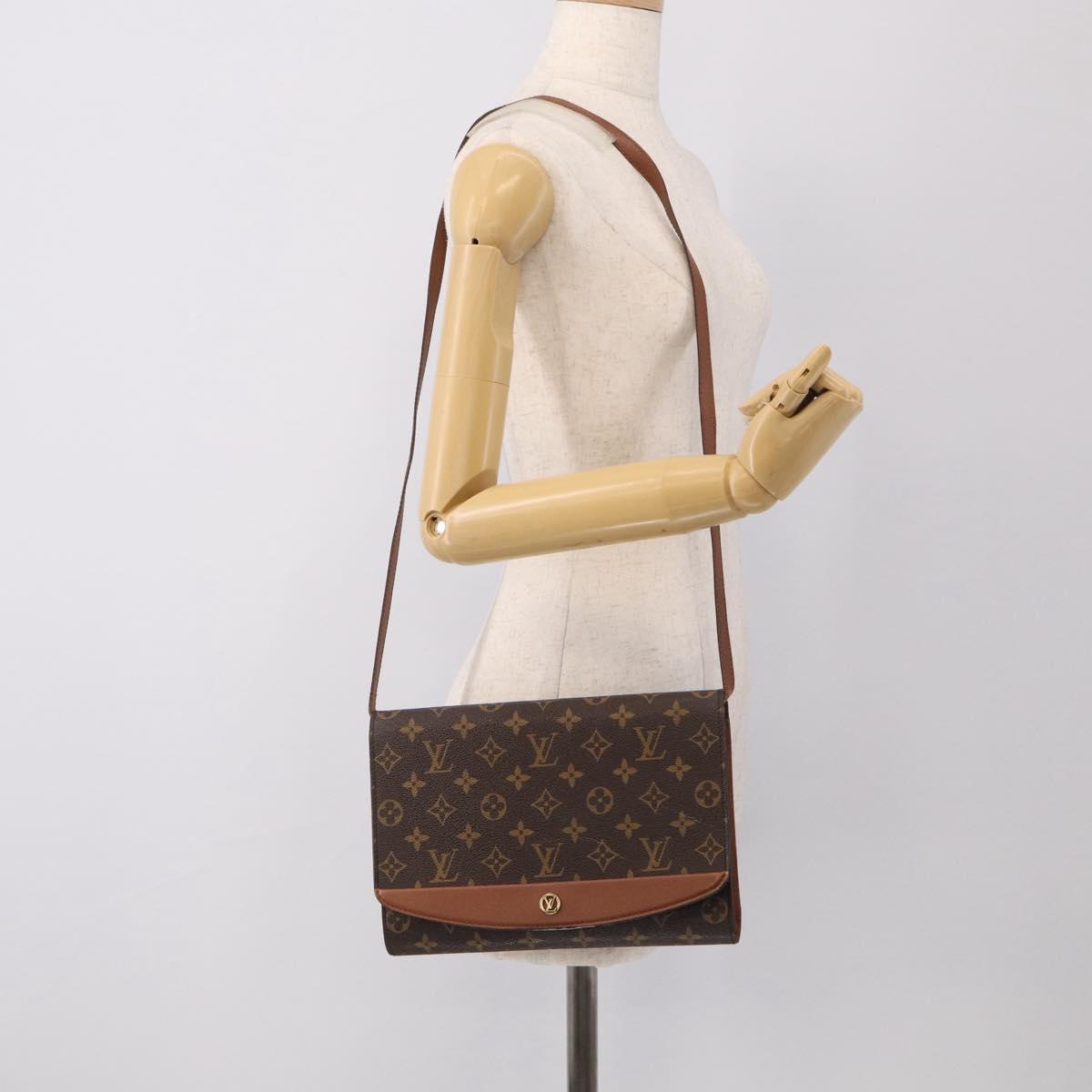 LOUIS VUITTON Monogram Bordeaux 27 Shoulder Bag M51797 LV Auth ka7001