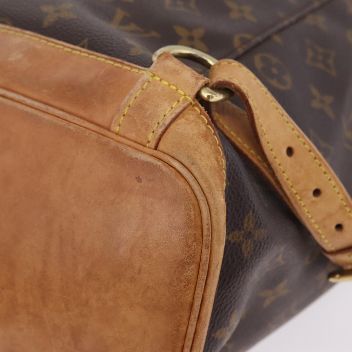 LOUIS VUITTON Monogram Montsouris GM Backpack M51135 LV Auth ka7004