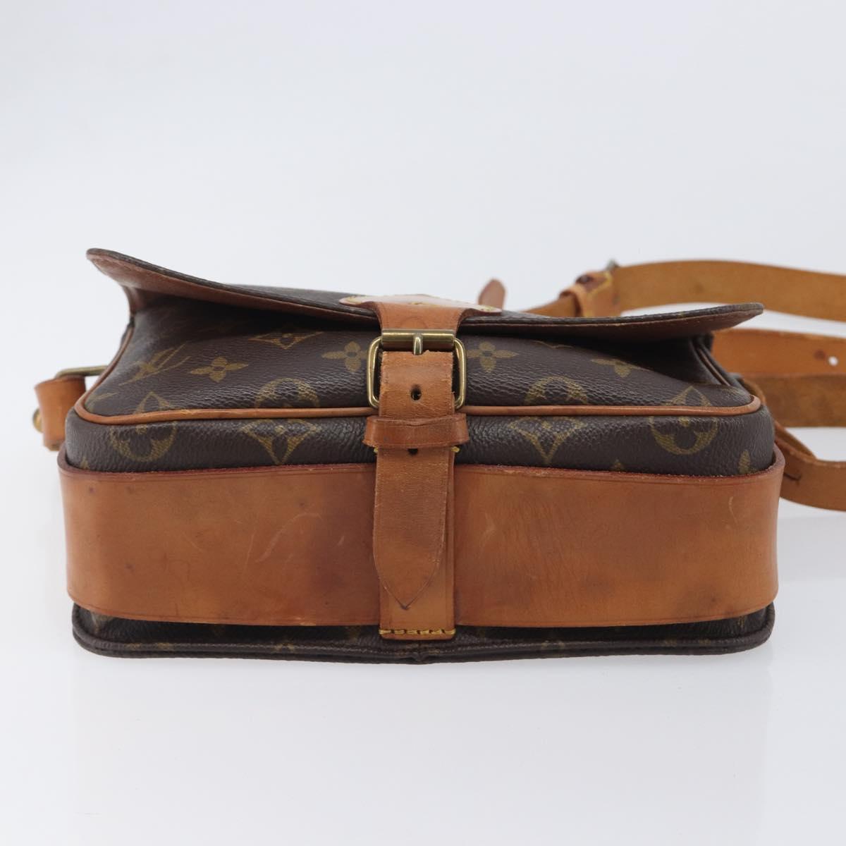 LOUIS VUITTON Monogram Cartouchiere MM Shoulder Bag M51253 LV Auth ka7007