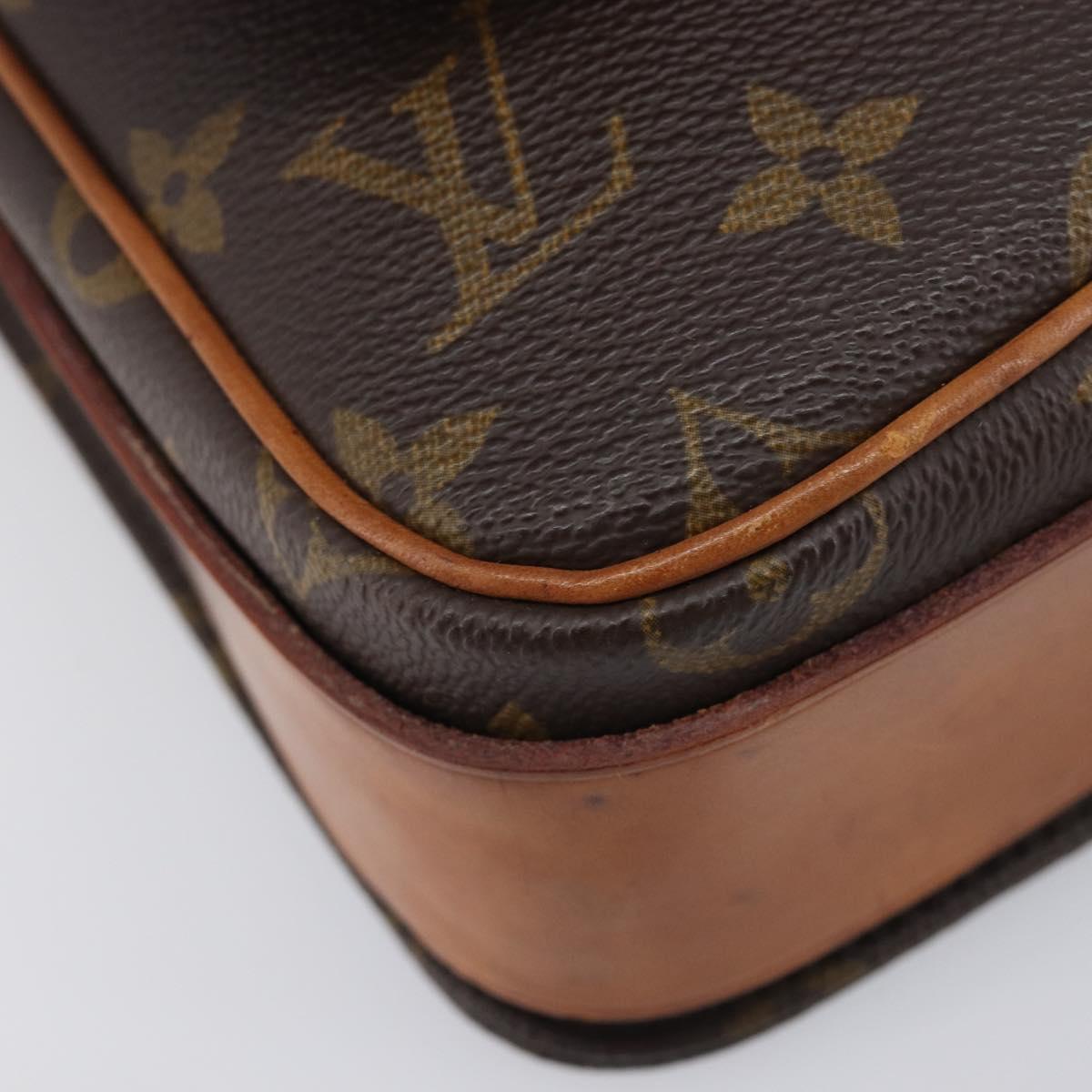 LOUIS VUITTON Monogram Cartouchiere MM Shoulder Bag M51253 LV Auth ka7007