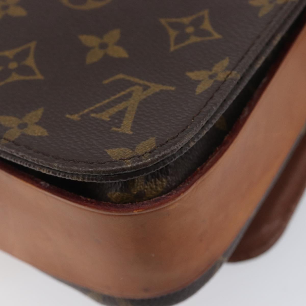 LOUIS VUITTON Monogram Cartouchiere MM Shoulder Bag M51253 LV Auth ka7007