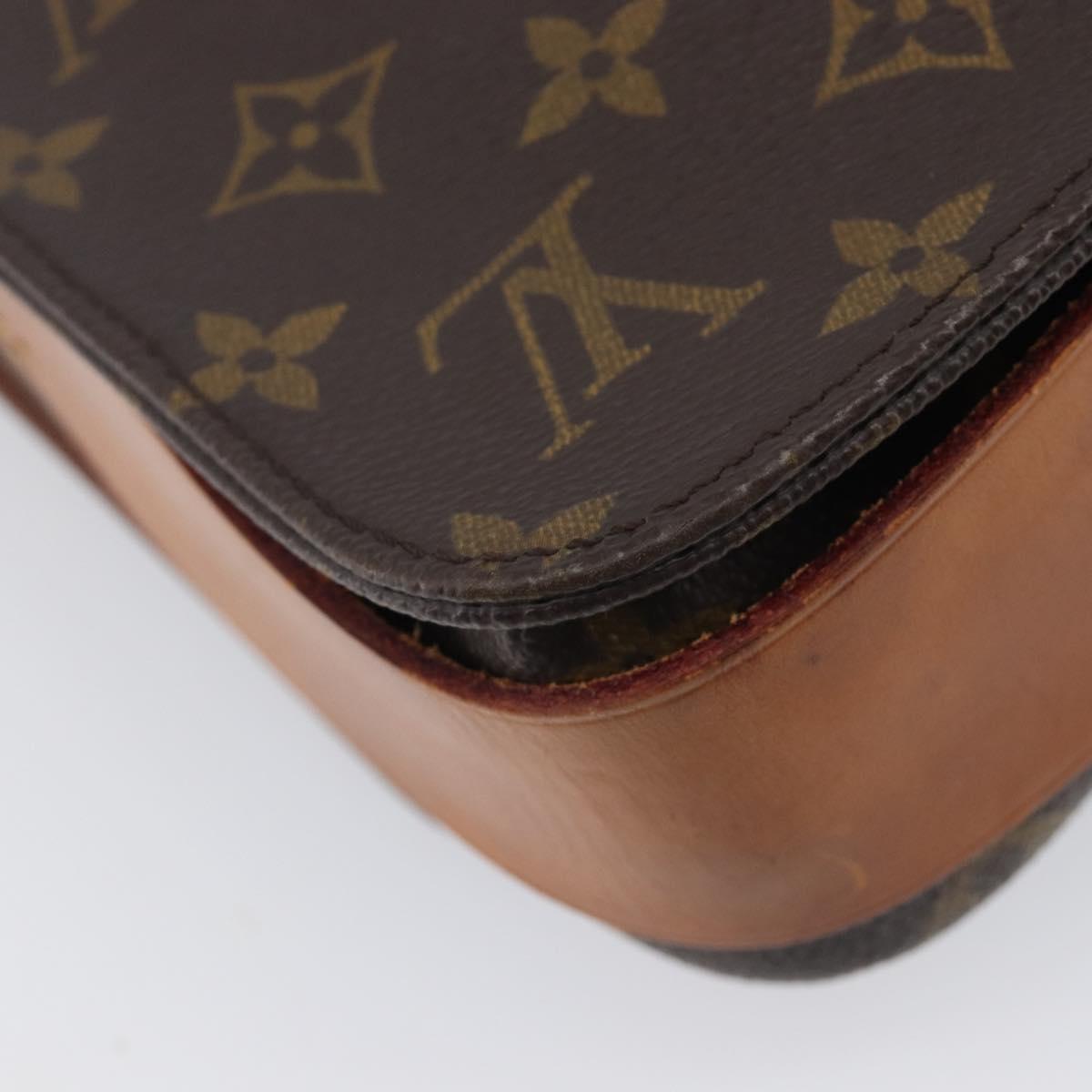 LOUIS VUITTON Monogram Cartouchiere MM Shoulder Bag M51253 LV Auth ka7007