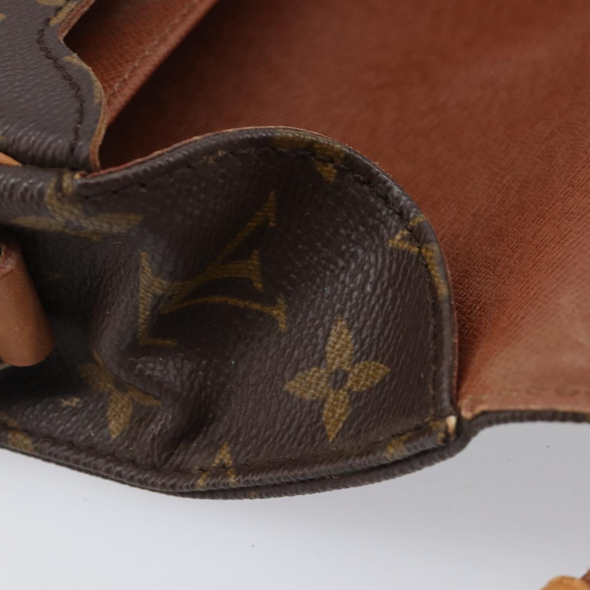 LOUIS VUITTON Monogram Cartouchiere MM Shoulder Bag M51253 LV Auth ka7007