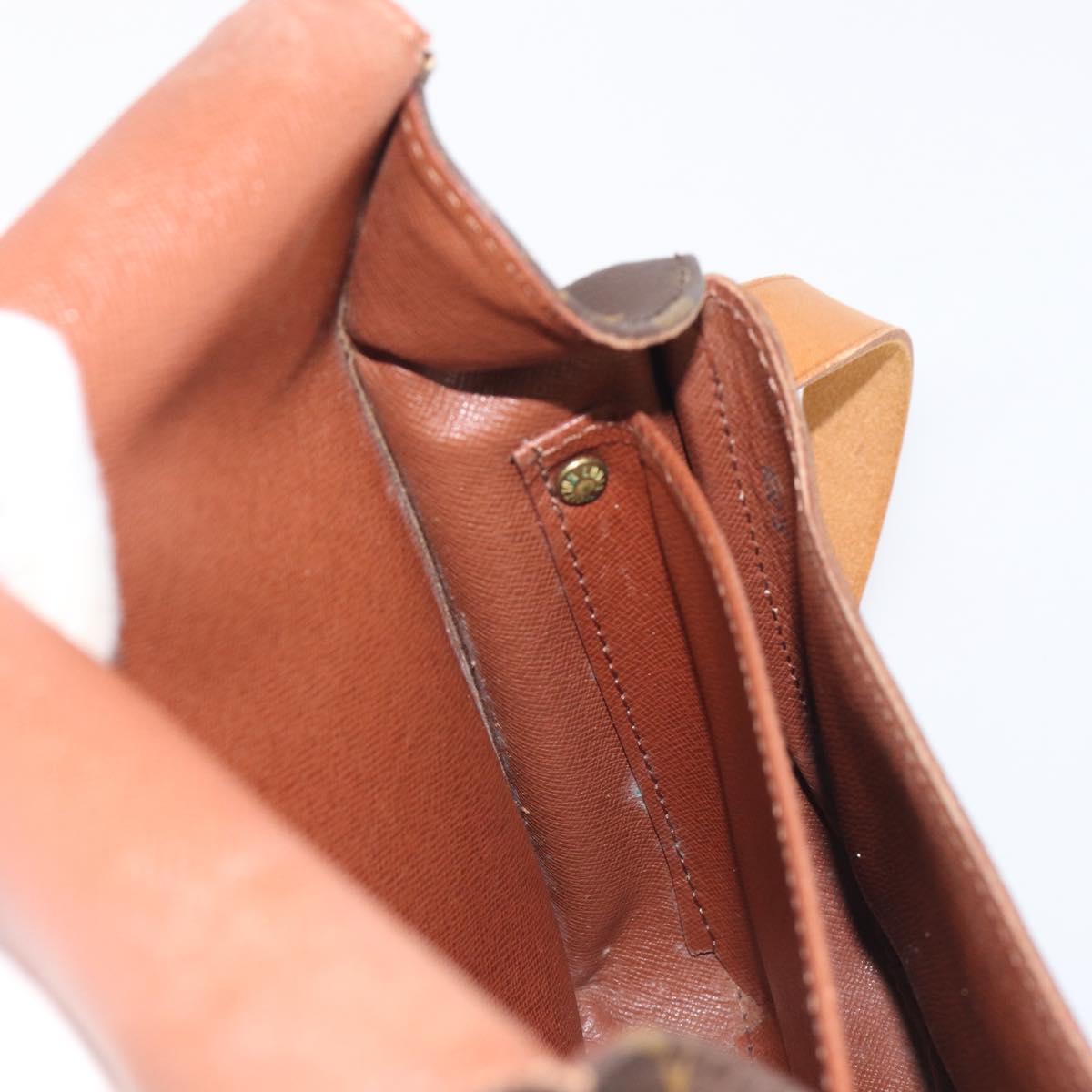 LOUIS VUITTON Monogram Cartouchiere MM Shoulder Bag M51253 LV Auth ka7007
