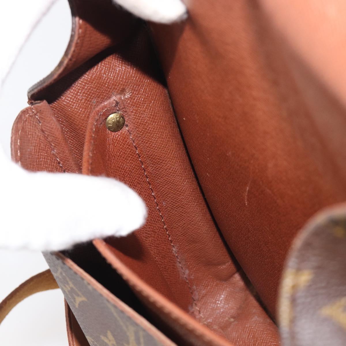 LOUIS VUITTON Monogram Cartouchiere MM Shoulder Bag M51253 LV Auth ka7007