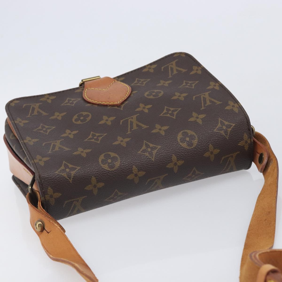 LOUIS VUITTON Monogram Cartouchiere MM Shoulder Bag M51253 LV Auth ka7007