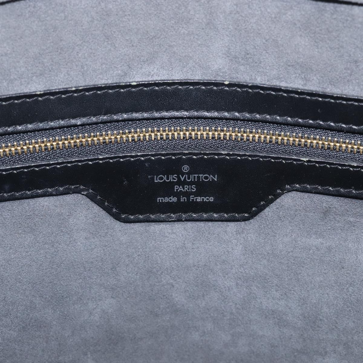 LOUIS VUITTON Epi Sorbonne Business Bag Black M54512 LV Auth ka7009