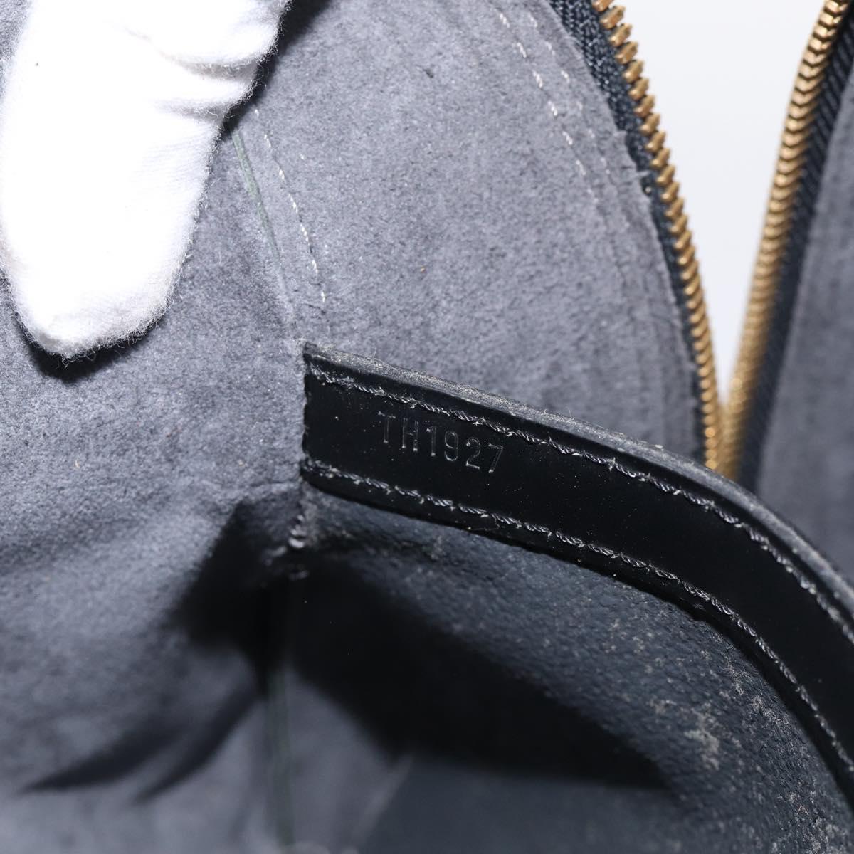 LOUIS VUITTON Epi Sorbonne Business Bag Black M54512 LV Auth ka7009