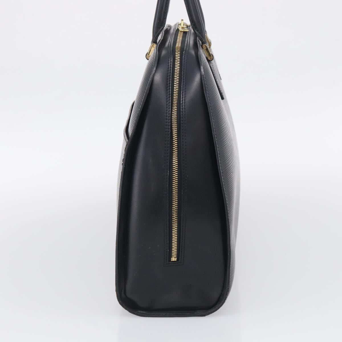 LOUIS VUITTON Epi Sorbonne Business Bag Black M54512 LV Auth ka7009