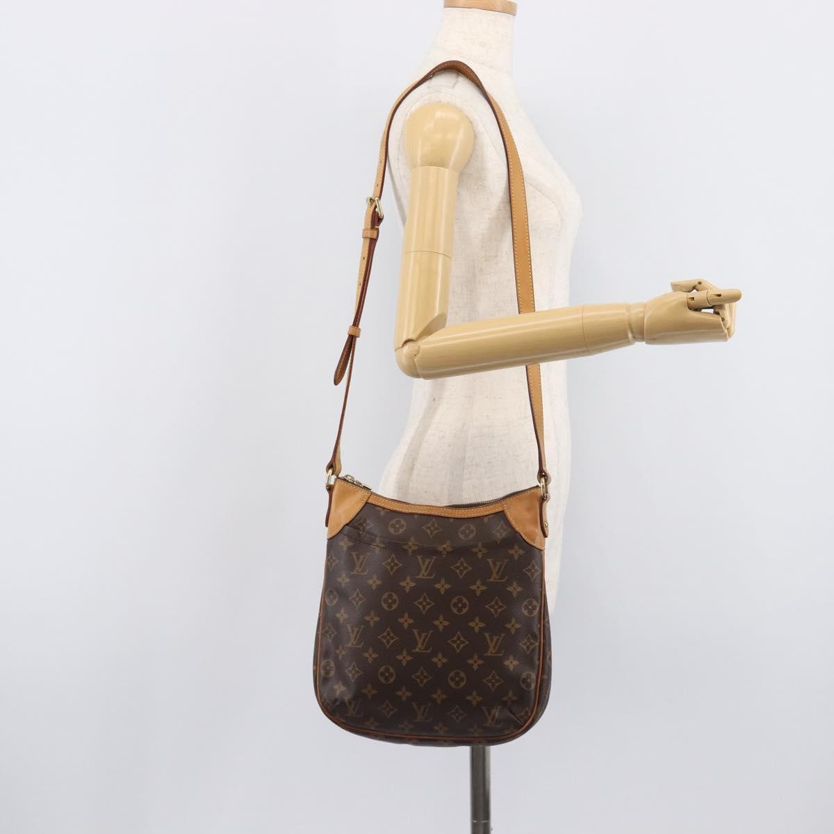 LOUIS VUITTON Monogram Odeon PM Shoulder Bag M56390 LV Auth ka7016A