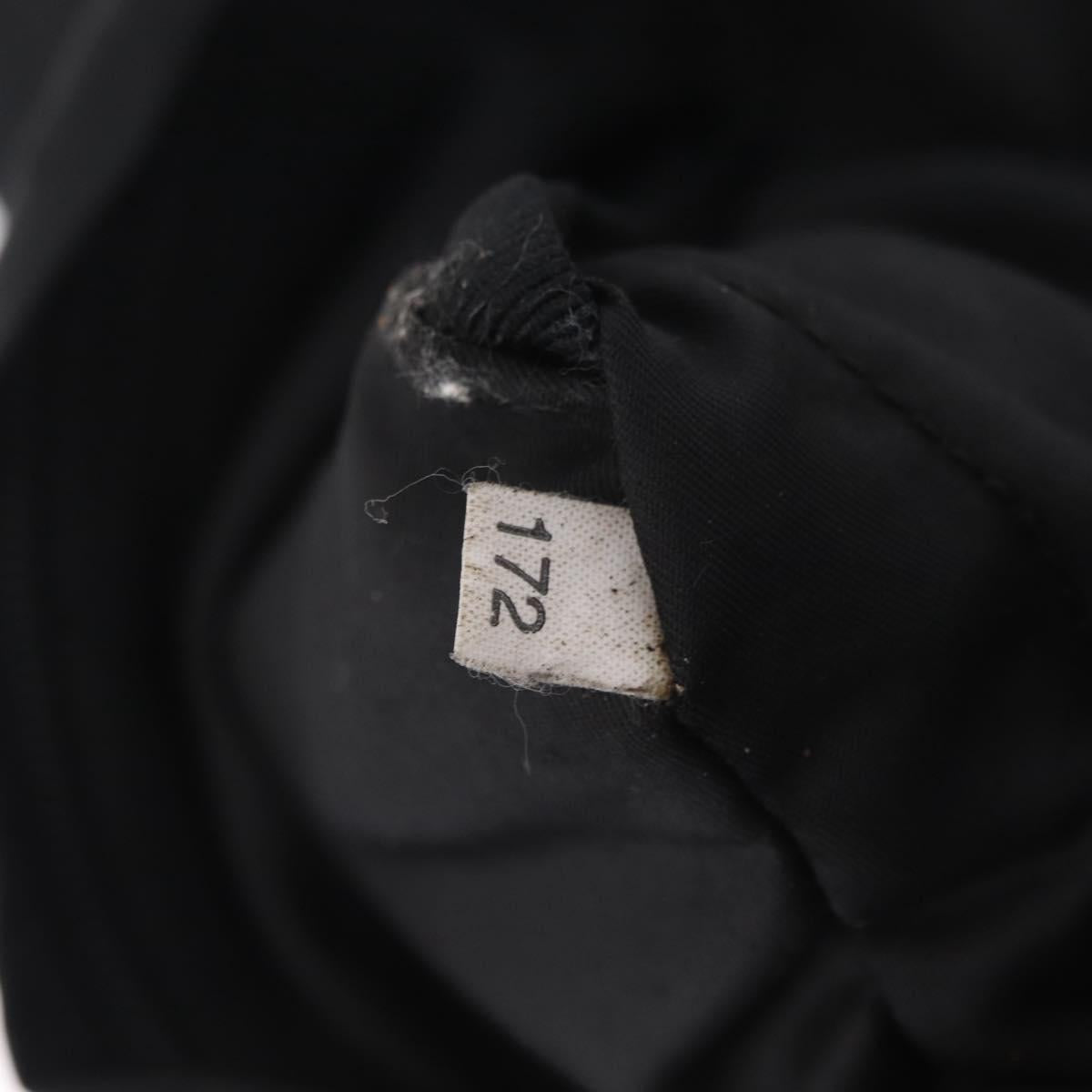 PRADA Waist Bag Nylon Black Silver Auth ka7017A